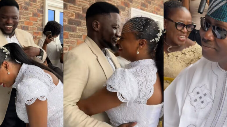 bride father kiss