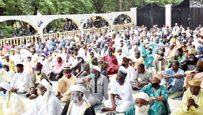 id El Kabir prayers at Agodi Central Praying Ground Ibadan