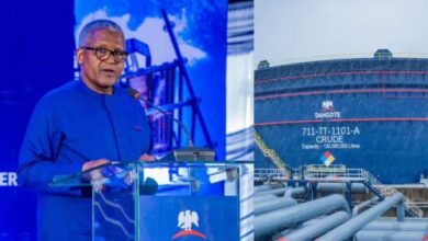 Alhaji Aliko Dangote and his refinery