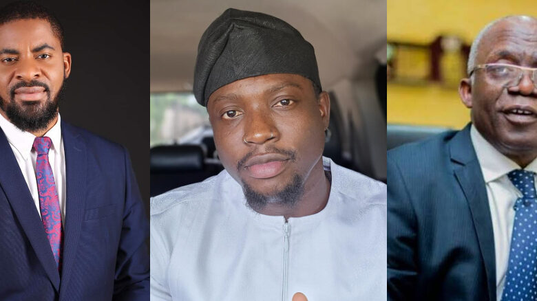 Deji Adeyanju Verydarkman Femi Falana