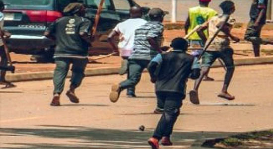 Hoodlums Disrupt