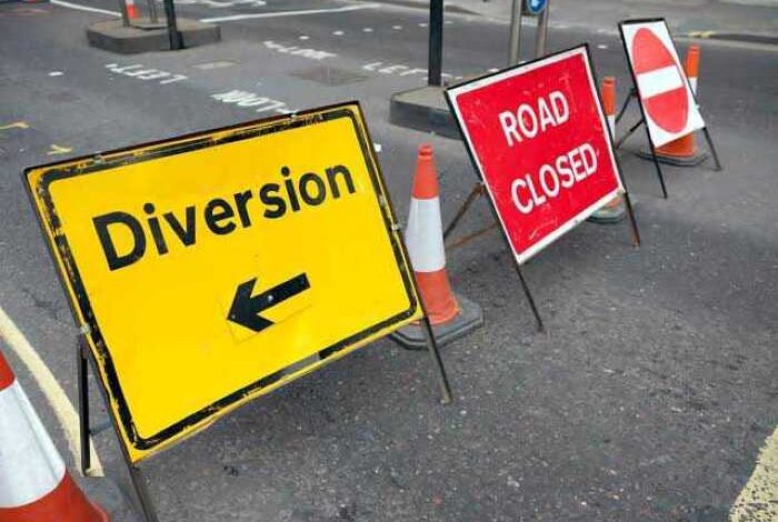 Lagos Road diversion 1