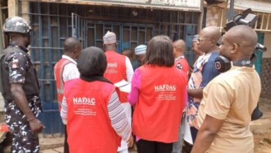 NAFDAC officials on duty