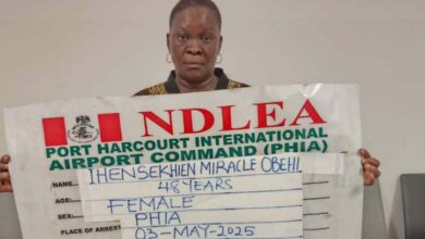 Obehi arrested by NDLEA 1