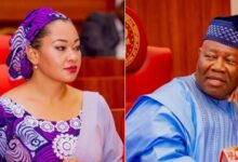Senator Natasha Akpoti Uduaghan and Akpabio 660x330