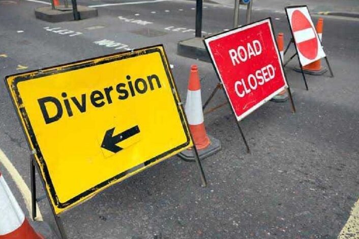 road diversion